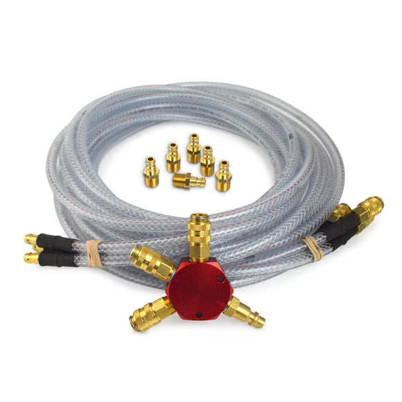 Deluxe Airhose And Manifold Block Kit